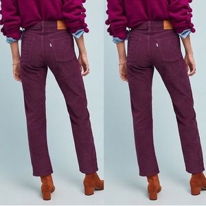 Vintage Levi’s Purple High Waisted Corduroys